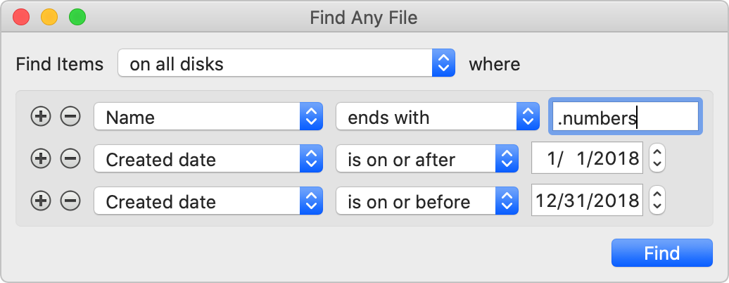 Find Any File FAF for mac download